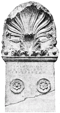 Fig. 24.--Sepulchral stelè of Smikylion, No. 599.