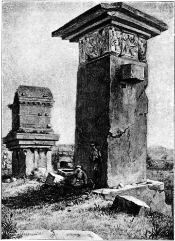 View of the Harpy Tomb at Xanthos. No. 94.