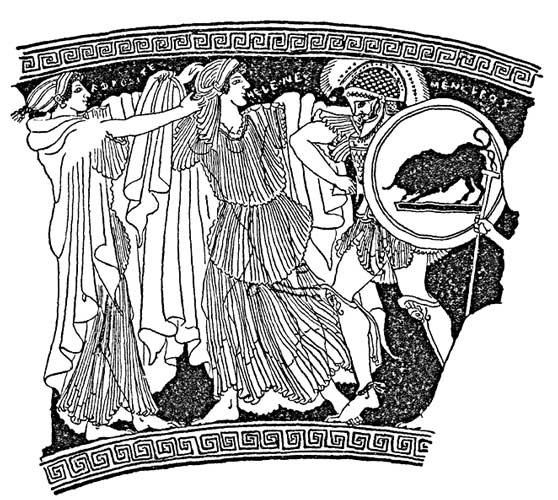 Aphrodite, Helen and Menalaus