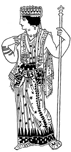 greek goddess hera drawings