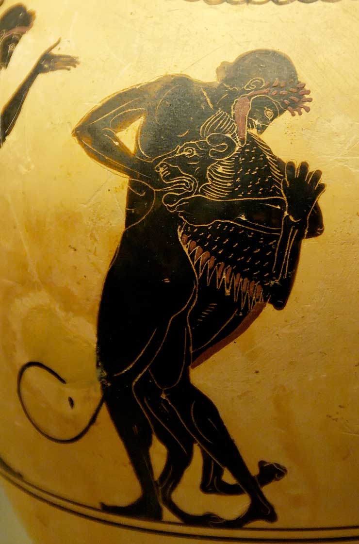 Heracles amd the Nemean Lion, BM B621
