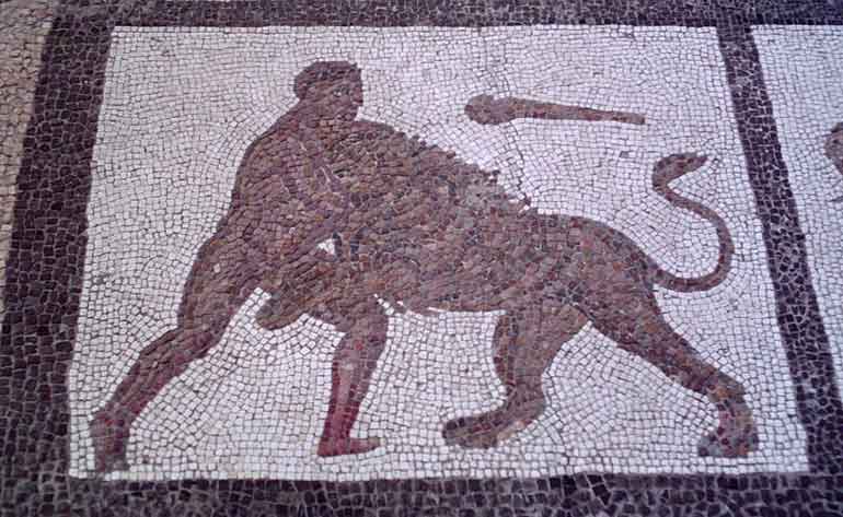Hercules and the Nemean Lion, Liria