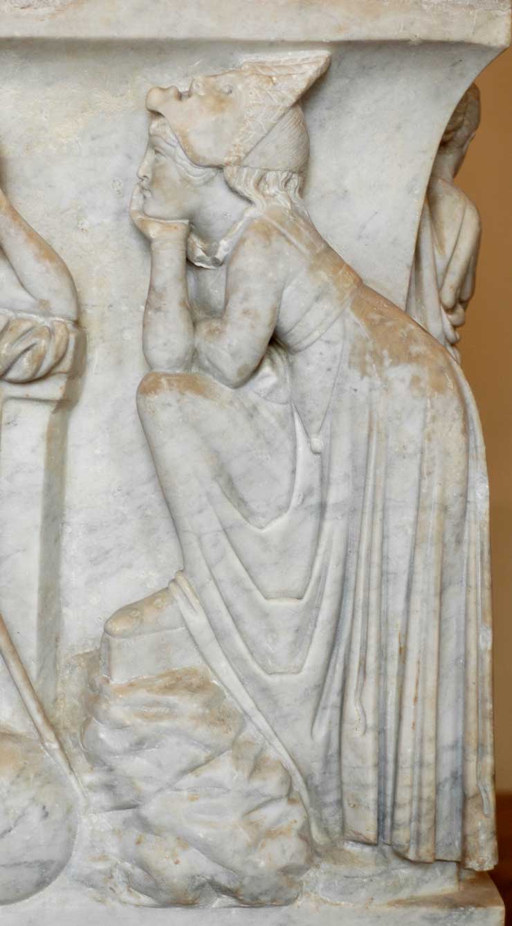 Melpomene Sarcophagus, Louvre Ma475