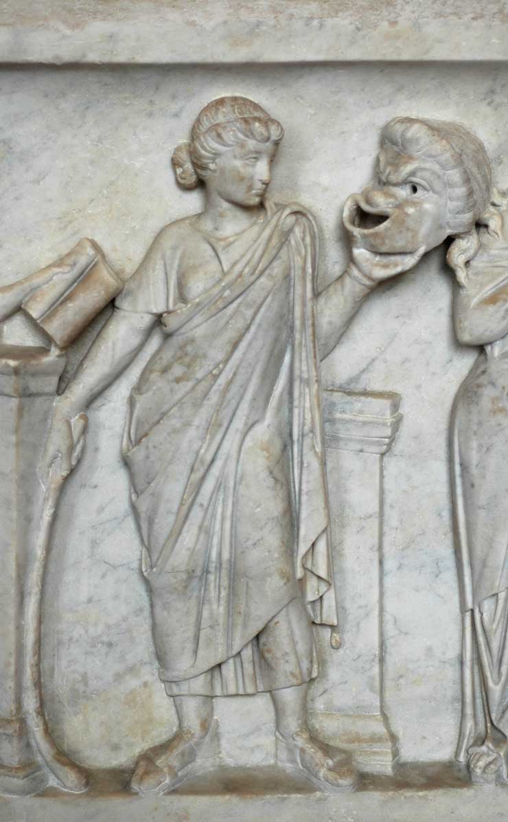 Thalia Sarcophagus, Louvre Ma475