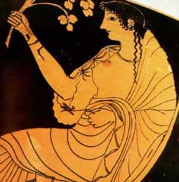 💙 Goddess Hestia! The vestal patron of ribbon-push up bras, from