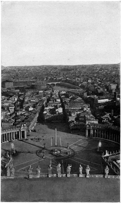 ROME FROM THE DOME OF ST. PETER'S.