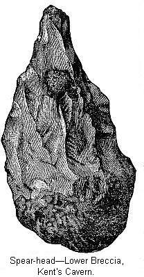 Spear-head—Lower Breccia, Kent's Cavern.