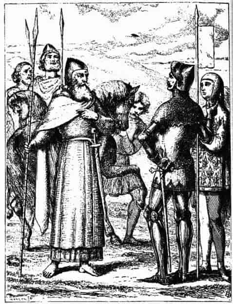 Interview between MacMurrough and the Officers of Richard the Strong.