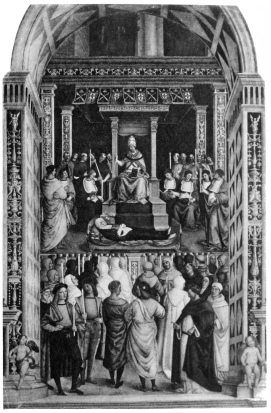 The Canonisation of St. Catherine. from Pinturicchio’s Fresco.