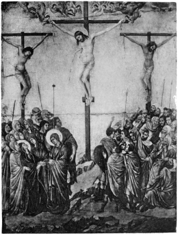 The Crucifixion. by Duccio di Buoninsegna.