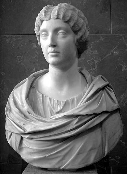 Büste Faustina der Jüngeren, heute im Louvre