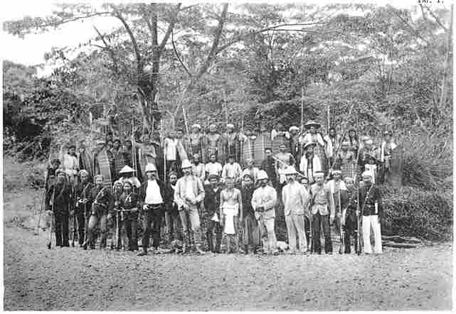Die Expedition in Long Bagung (Mai 1899).