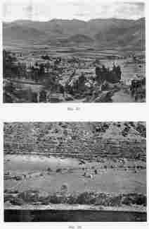 Fig. 37—Cuzco and a portion of the famous Cuzco basin with bordering grassy highlands.