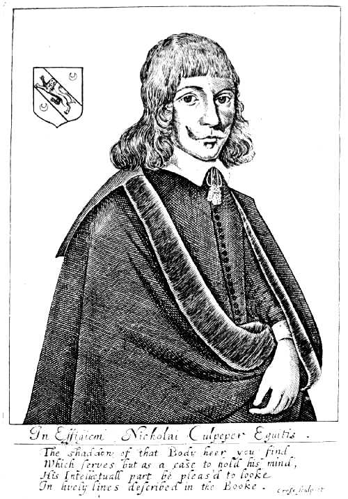 NICHOLAS CULPEPER (1616-1654).