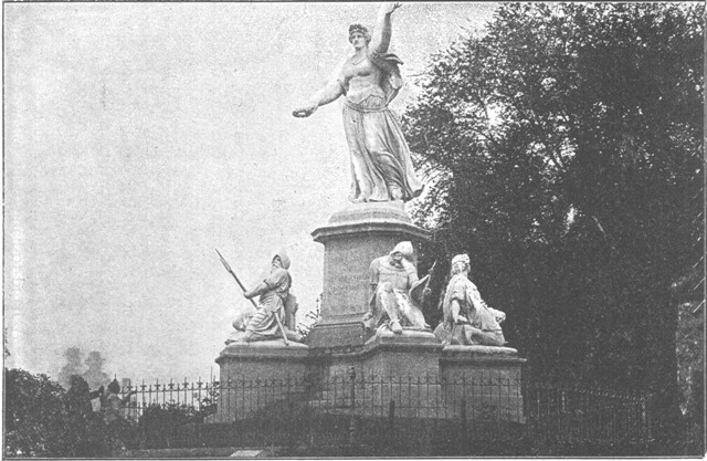 St. Jacques Monument, Basel, by Schlöth. (From Photograph by Appenzeller, Zurich.)