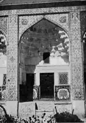 Handsome Doorway in the Madrassah, Isfahan.