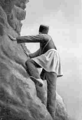A Steep Rock Climb, Kerman.