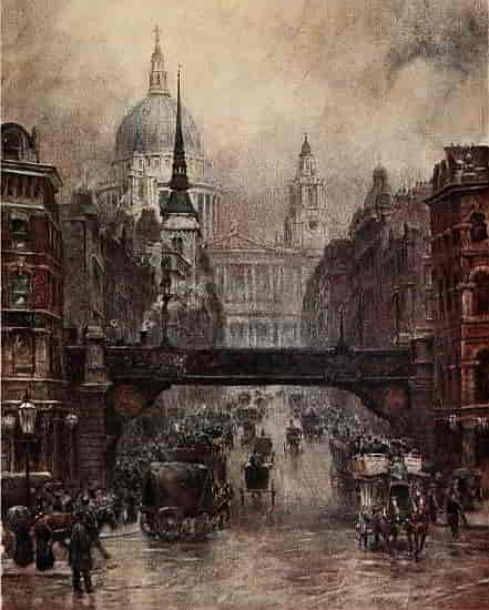 LONDON ST. PAUL'S AND LUDGATE HILL