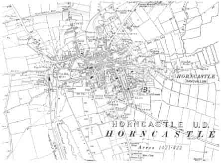 Plan of Horncastle, 1908—from the Ordnance Survey