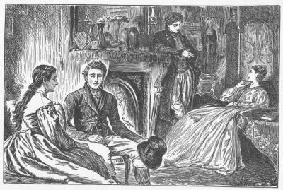 Illustration for "Wives and Daughters" The Cornhill, 1864.