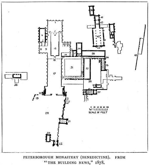 Plan of Monastery Buildings.