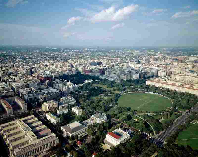 Aerial of Washington, D.C.