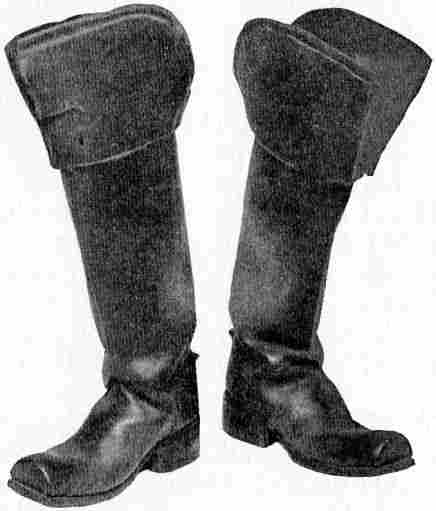 Jack-boots. Owned by Lord Fairfax of Virginia.
