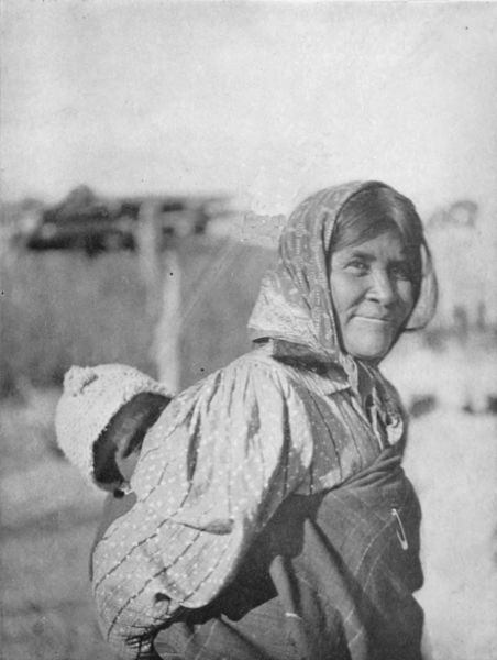 A CHEMEHUEVI SQUAW AND CHILD
