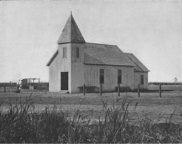 IMPERIAL CHURCH—FIRST WOODEN BUILDING IN LOWER COLORADO DESERT 