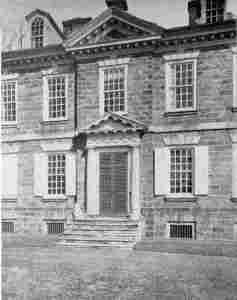 PLATE XVIII.—Detail of Cliveden Façade; Detail of Bartram House Façade.