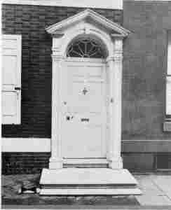 Plate XXV.—Doorway, 6504 Germantown Avenue; Doorway, 709 Spruce Street.