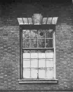 Plate XLIV.—Window and Shutters, Free Quakers' Meeting House, Fifth and Arch Streets; Second Story Window, Free Quakers' Meeting House.