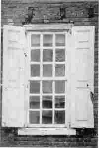 Plate XLV.—Detail of Windows, Combes Alley; Window and Shutters, Cliveden; Window, Bartram House.
