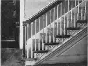 Plate LIX.—Staircase Detail, Upsala; Staircase Balustrade, Gowen House, Mount Airy.