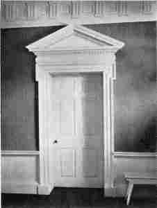 Plate LXX.—Pedimental Doorway, First Floor, Mount Pleasant; Pedimental Doorway, Second Floor, Mount Pleasant.