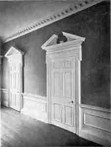 Plate LXXI.—Doorways, Second Floor Hall, Mount Pleasant; Doorway Detail, Whitby Hall.