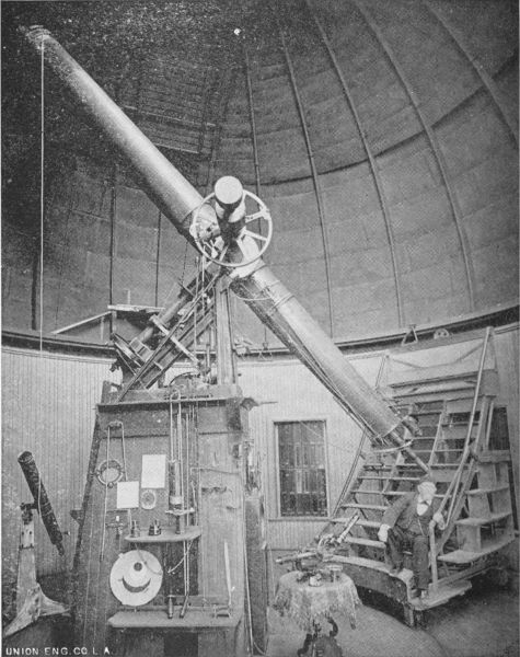 The 16 inch Equatorial Telescope of the Lowe Observatory, Echo Mountain.