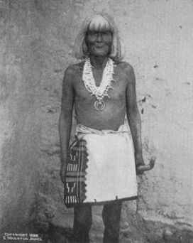 Shupela, Father of Kopeli, Late Snake Priest at Walpi.
