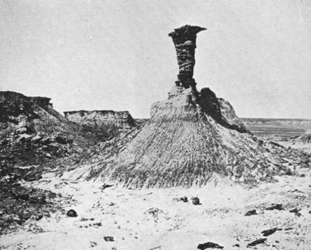 A Freak of Erosion in the Petrified Forest.