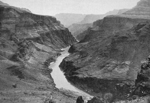 The Colorado River at Bass Ferry, the Vampire of the Painted Desert.