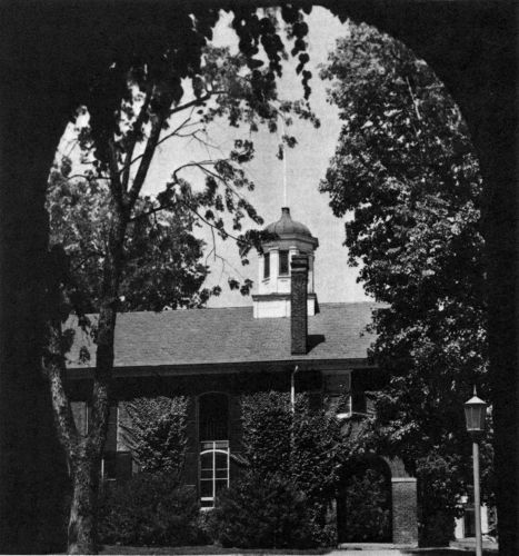 The old courthouse, 1800, prior to restoration in 1967.